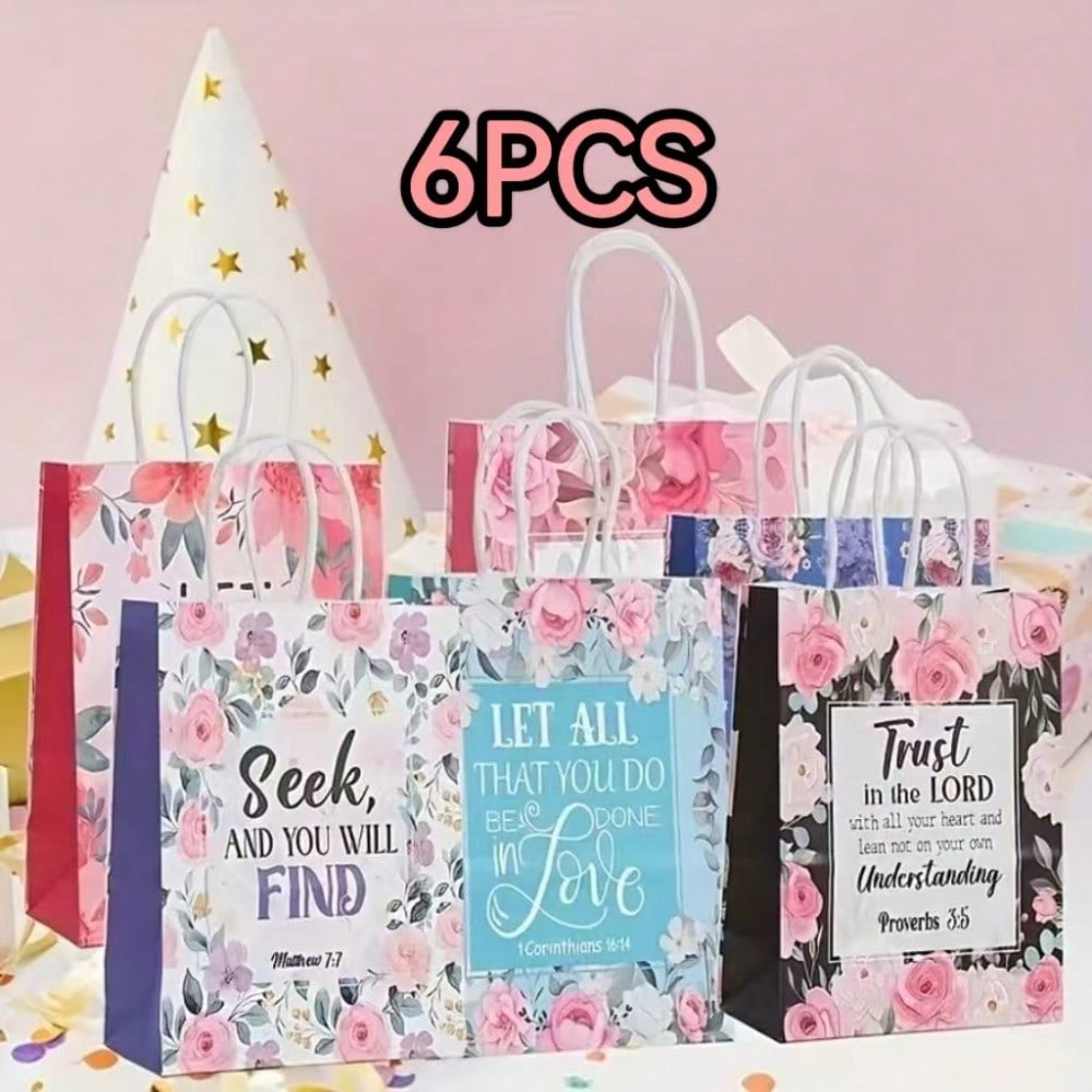 Event Party Shop - 6PC/New Holiday Party Tote Bag Birthday