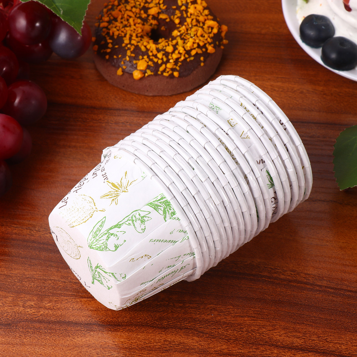 Plastic Cup 50Pcs - 50Pcs Premium Cake Mold Paper Cupcake