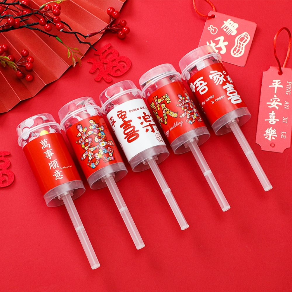 Confetti Cannon Tube - Handheld Bridal Shower Colorful Birthday Party
