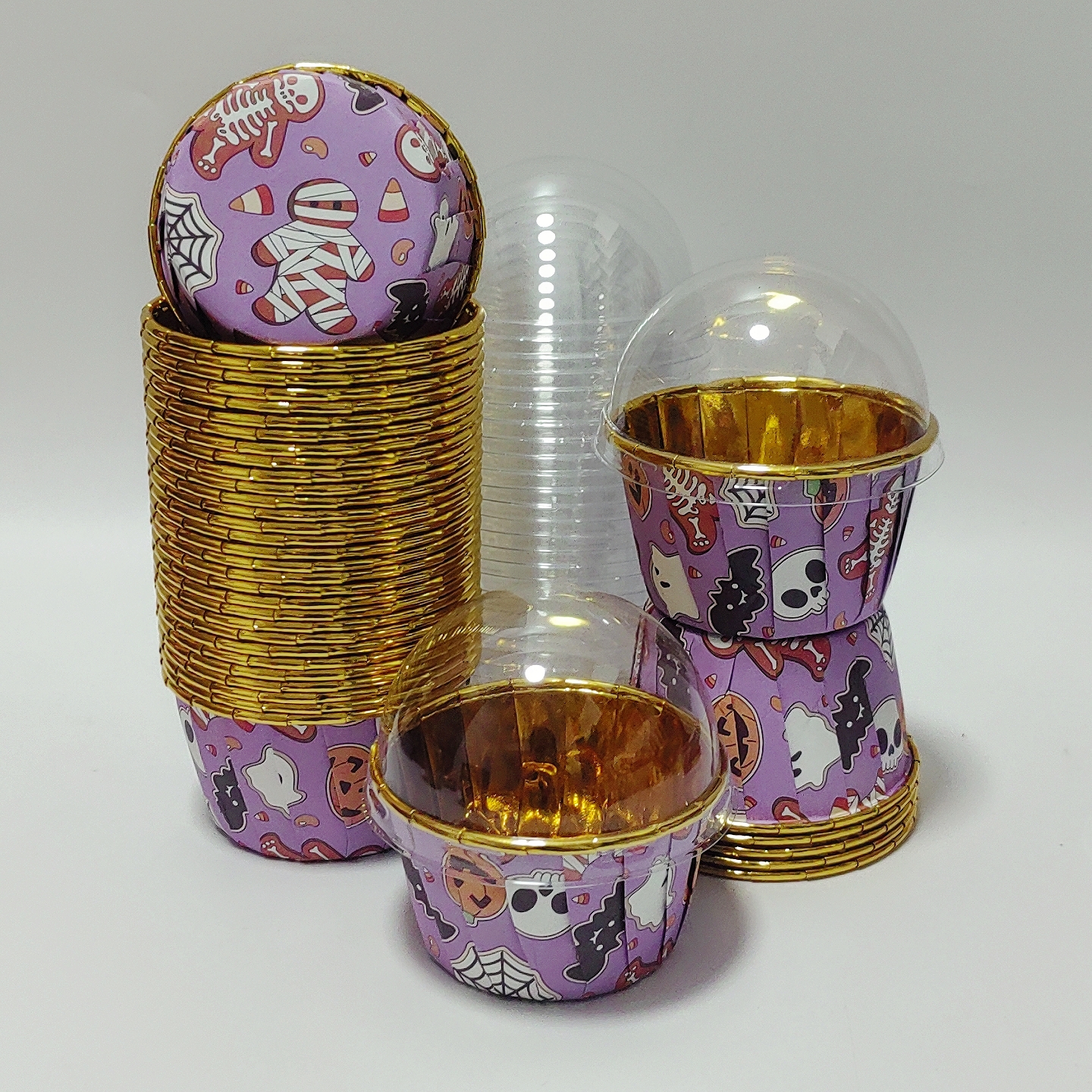 Halloween style cake cups, 50p - đánh giá và giá Plastic Cup 50Pcs