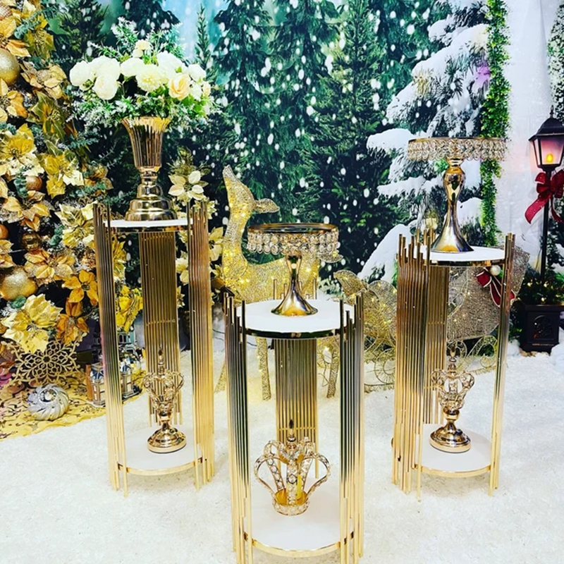 decoration gold metal walkway  - đánh giá và giá Dessert Table Backdrop