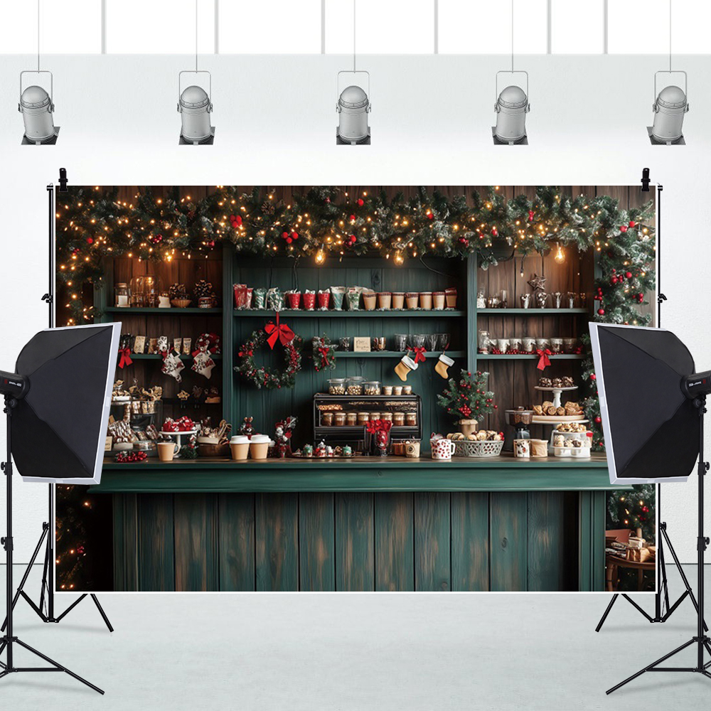 Christmas Photography Backdrop - đánh giá và giá Dessert Table Backdrop