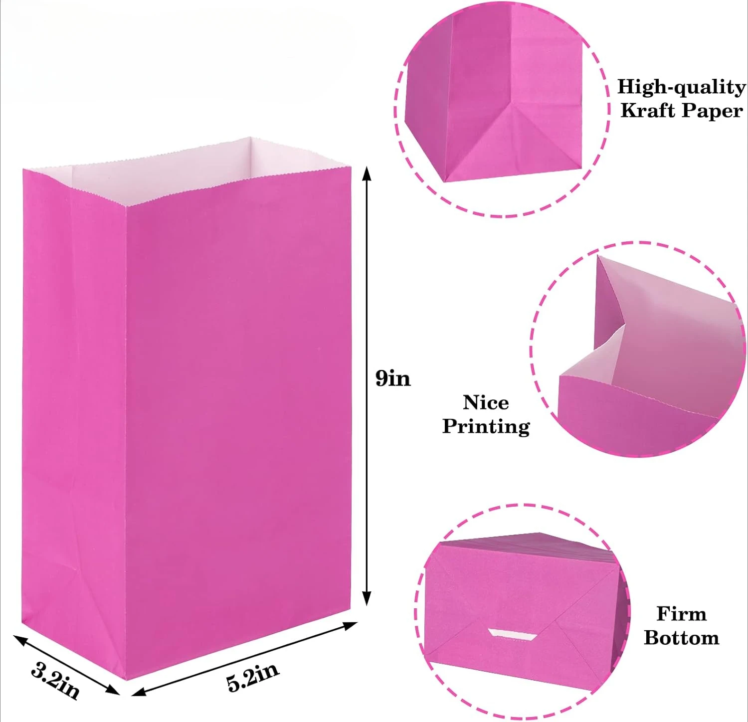 10/20/50pcs colorful Kraft Pap - đánh giá và giá Event Party Shop
