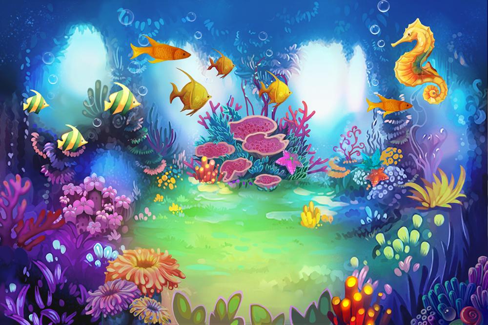Capisco Under the sea photogra - đánh giá và giá Dessert Table Backdrop