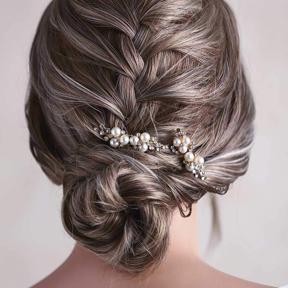 2Pcs Simple Wedding Hair Combs - đánh giá và giá Event Suppliers