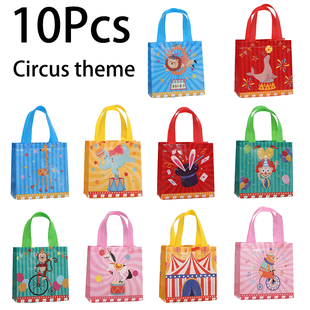 10Pcs Cute Circus Theme Non-wo - đánh giá và giá Event Party Shop