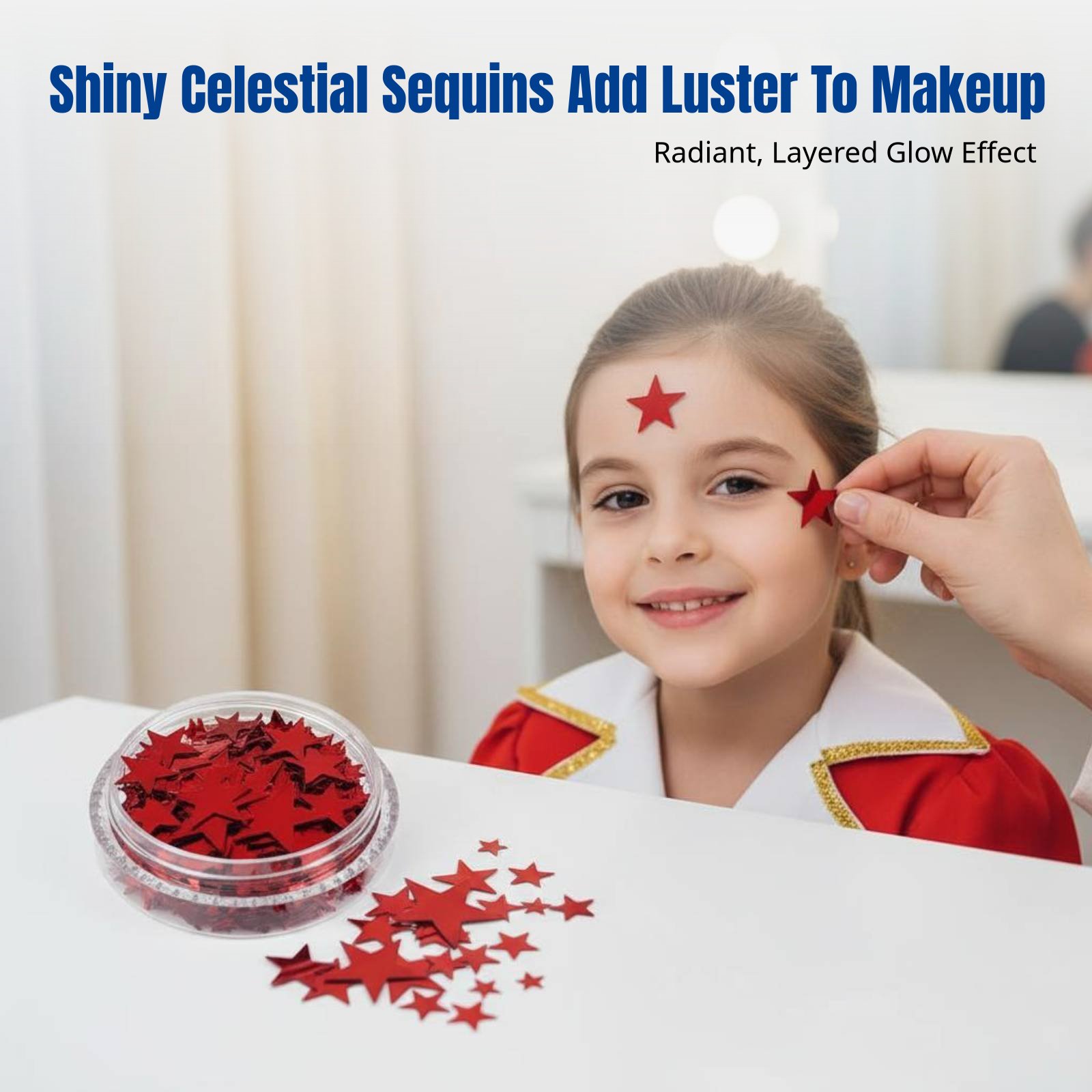 Celestial Sparkle Face Sticker - đánh giá và giá Event & Party Supply Photos