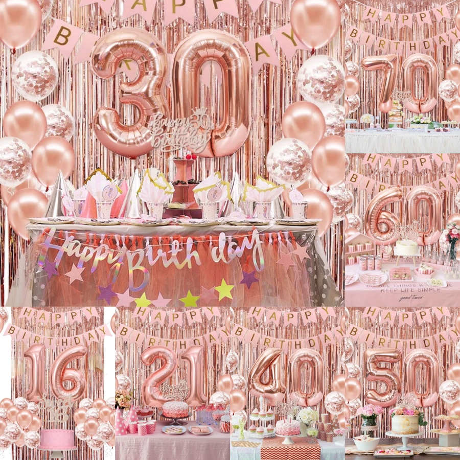 58Pc/Set 40-Inch Number Foil B - đánh giá và giá Party Banner Gold
