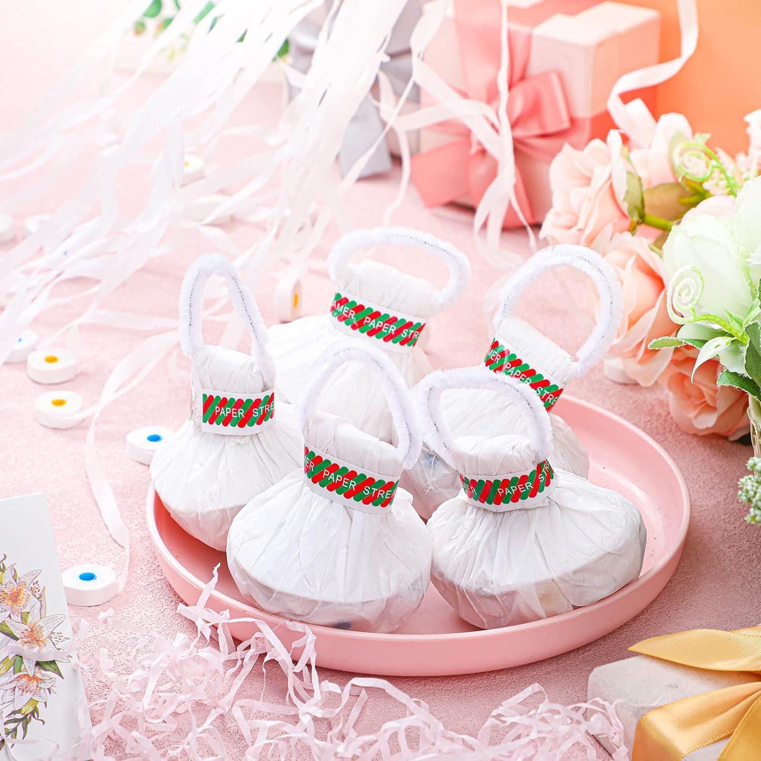 10pcs White Streamers Poppers  - đánh giá và giá Confetti Cannon Tube