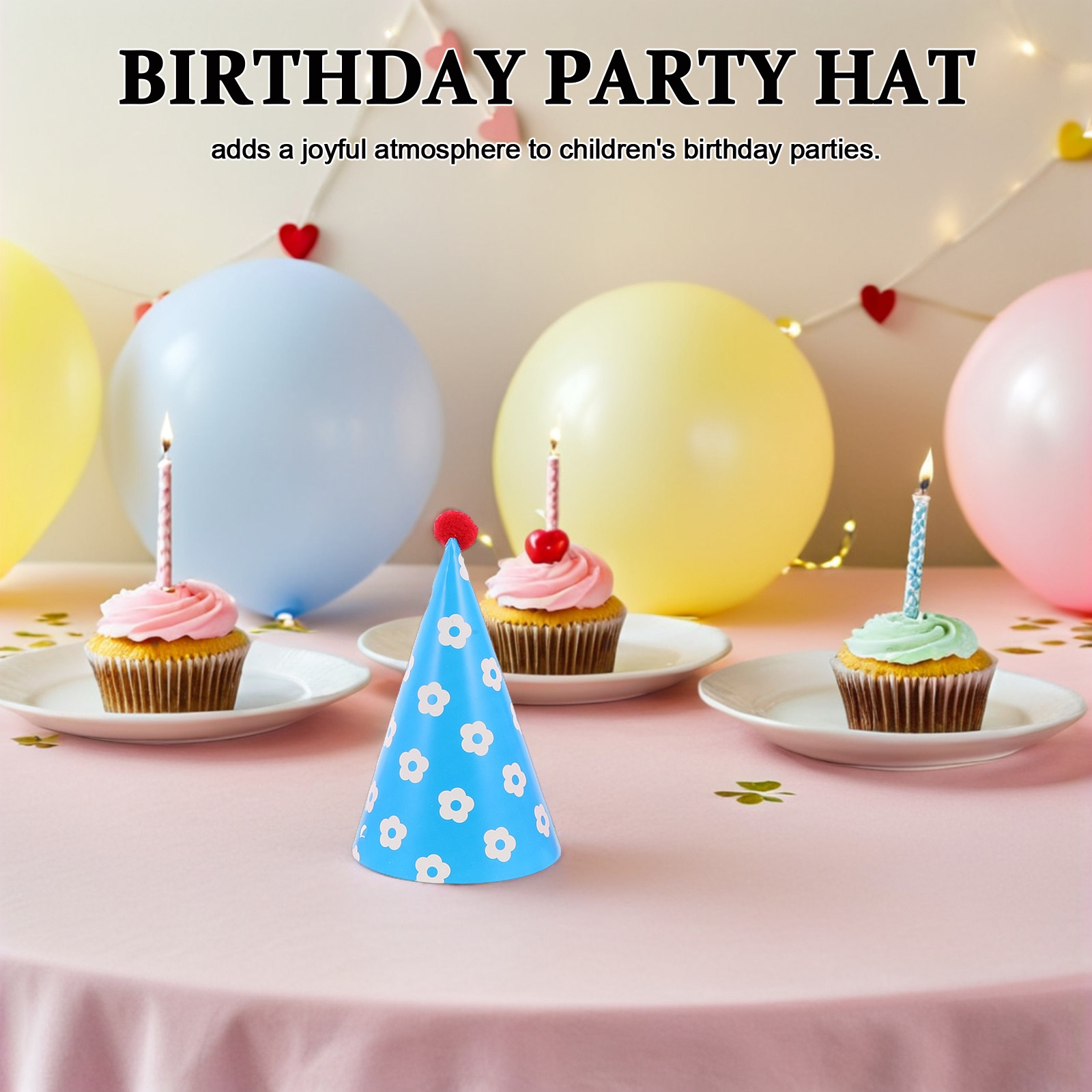 12Pcs Kids Birthday Cone Hats  - đánh giá và giá Party Hat Cone