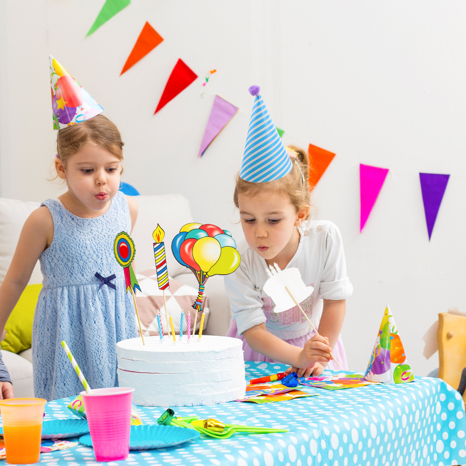 12Pcs Kids Birthday Cone Hats  - đánh giá và giá Party Hat Cone