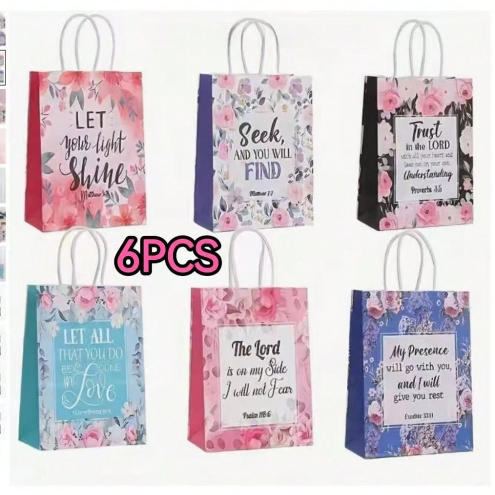 6PC/New Holiday Party Tote Bag - đánh giá và giá Event Party Shop