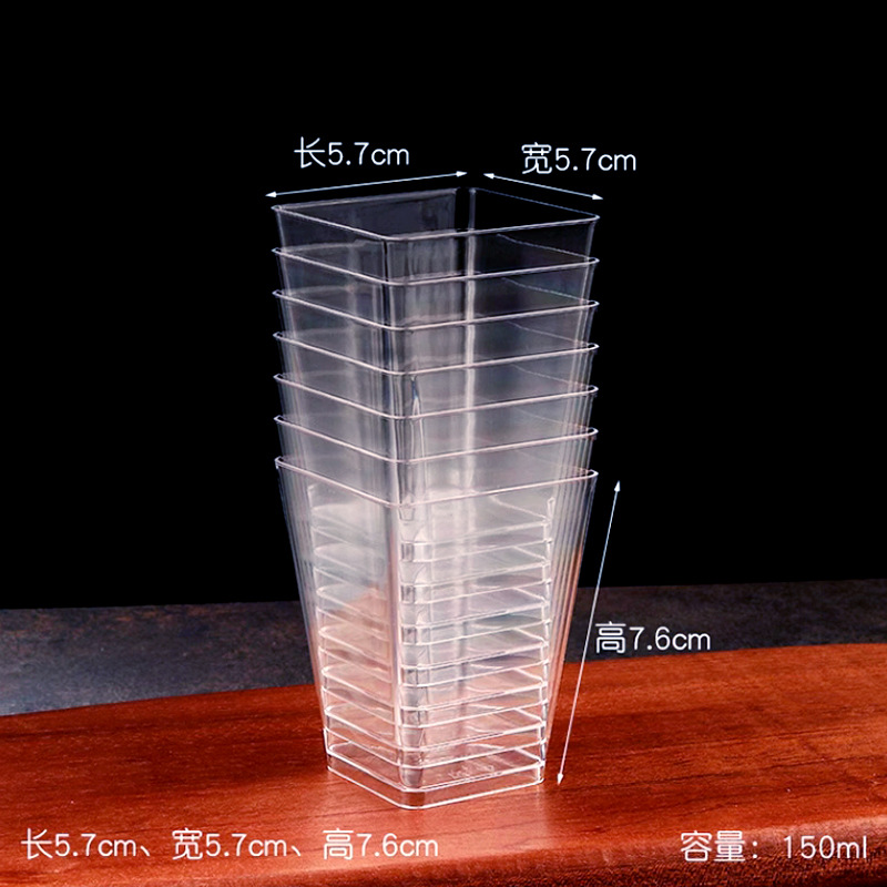 25/50/100 Pack 5oz Mini Desser - đánh giá và giá Plastic Cup 50Pcs