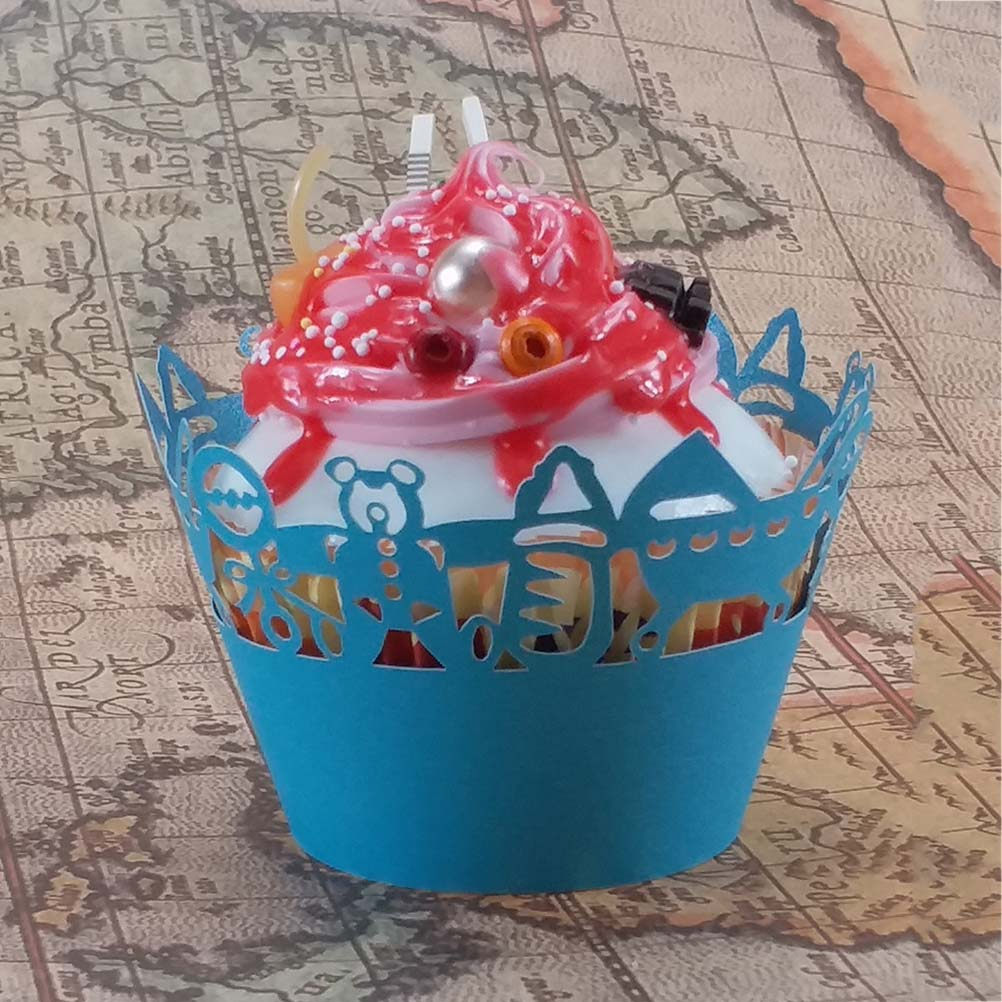 50pcs Carriage Cut Cupcake Wra - đánh giá và giá Plastic Cup 50Pcs