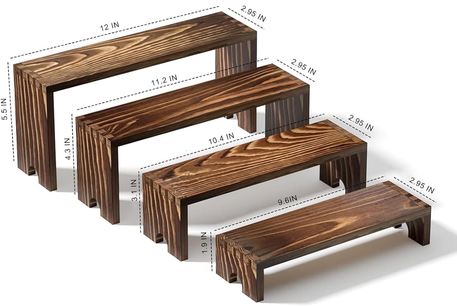 2 Tier Wooden Cupcake Stand Se - đánh giá và giá Cupcake Stand Tier