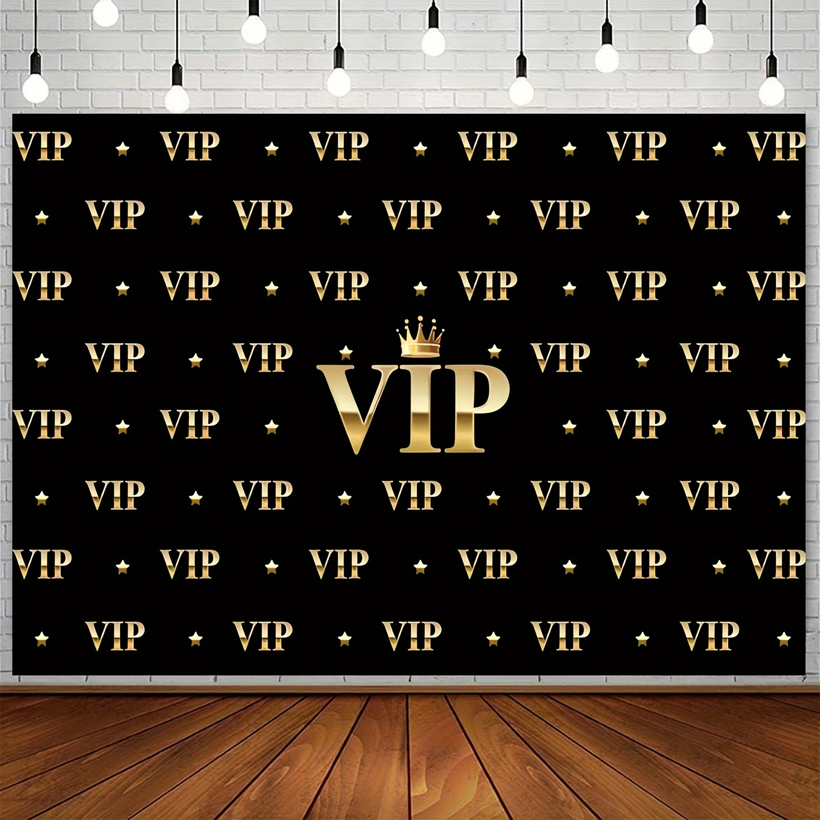 VIP Royal Crown Black Gold Tap - đánh giá và giá Party Banner Gold