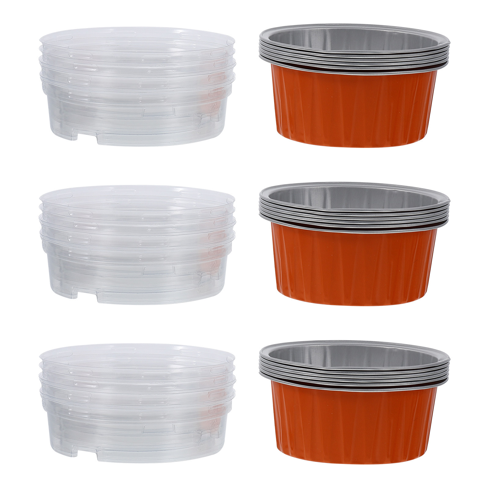 50Pcs Aluminum Foil Baking Cup - đánh giá và giá Plastic Cup 50Pcs