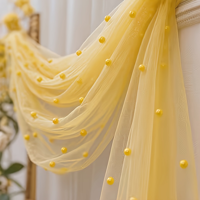 300cmX160cm Pearl Mesh Fabric  - đánh giá và giá Dessert Table Backdrop