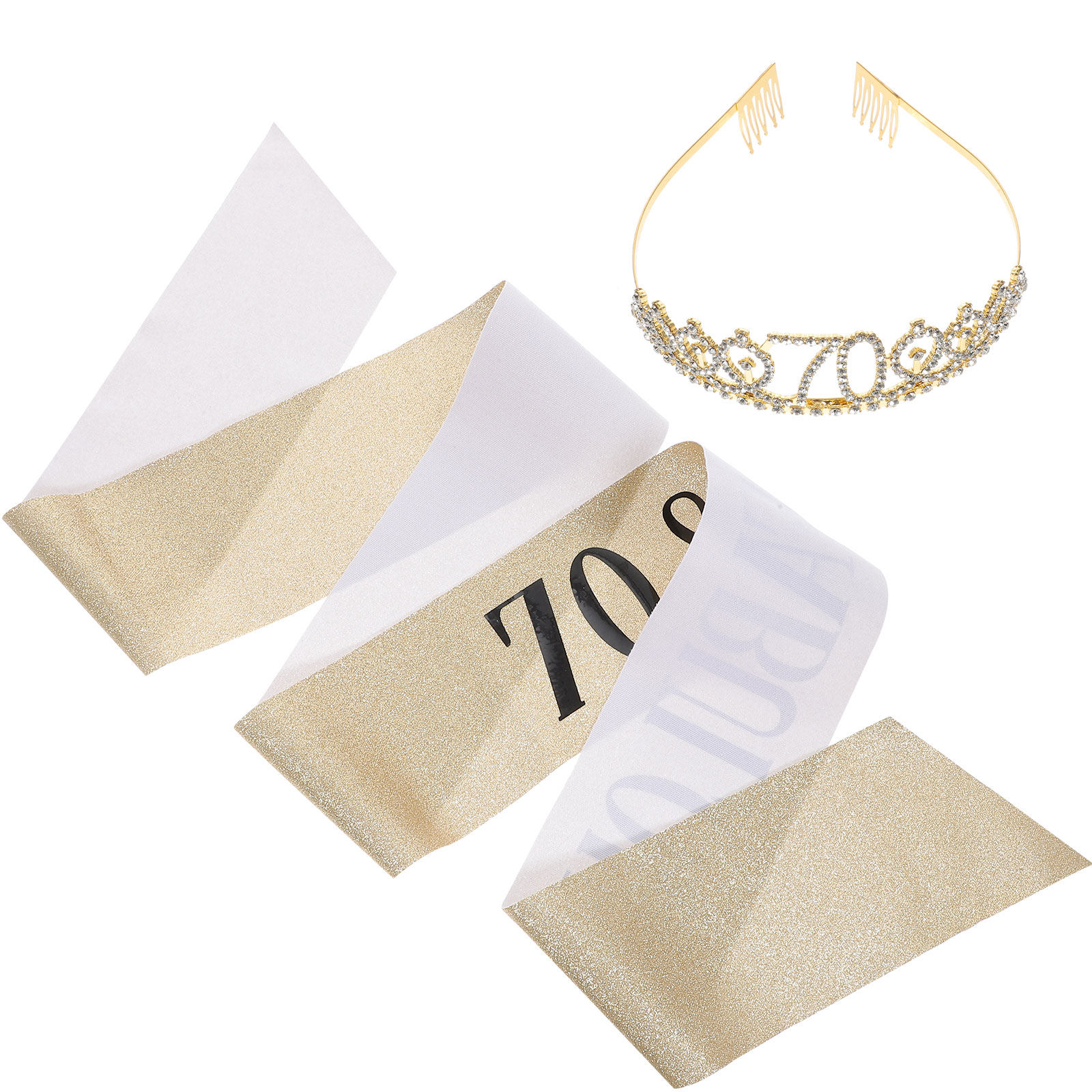 1Set Senior Birthday Tiara Sas - đánh giá và giá Birthday Sash Glitter