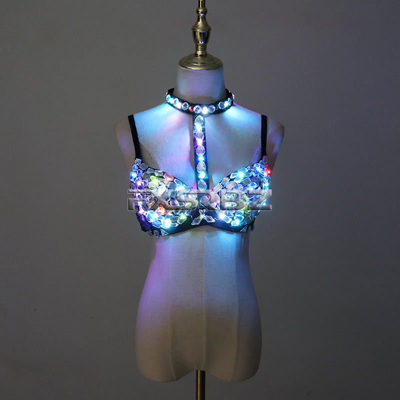 Nightclub Ds Sexy LED Bra Colo - đánh giá và giá Event Party Dj