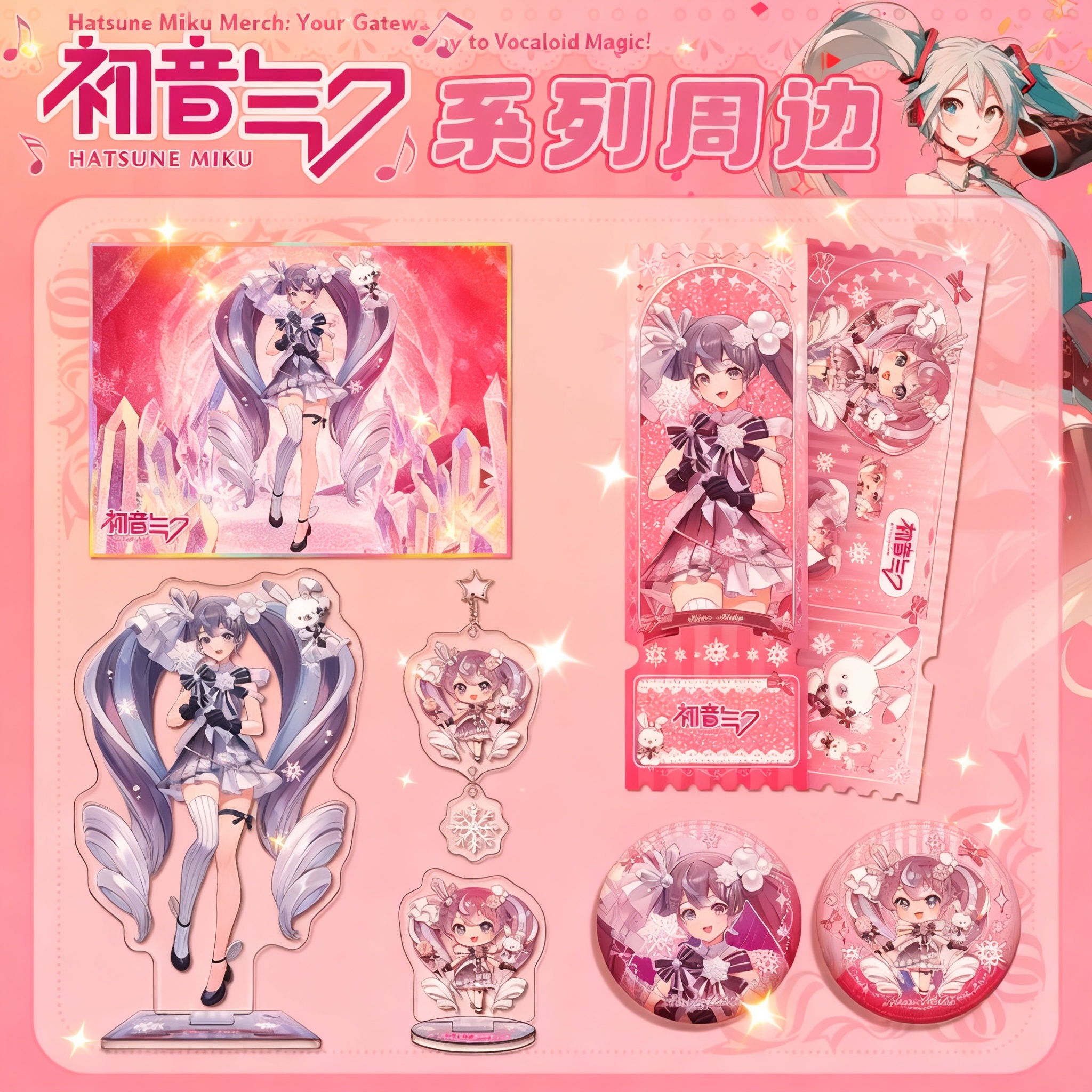 Snow Miku Future Series Acryli - đánh giá và giá Event Support