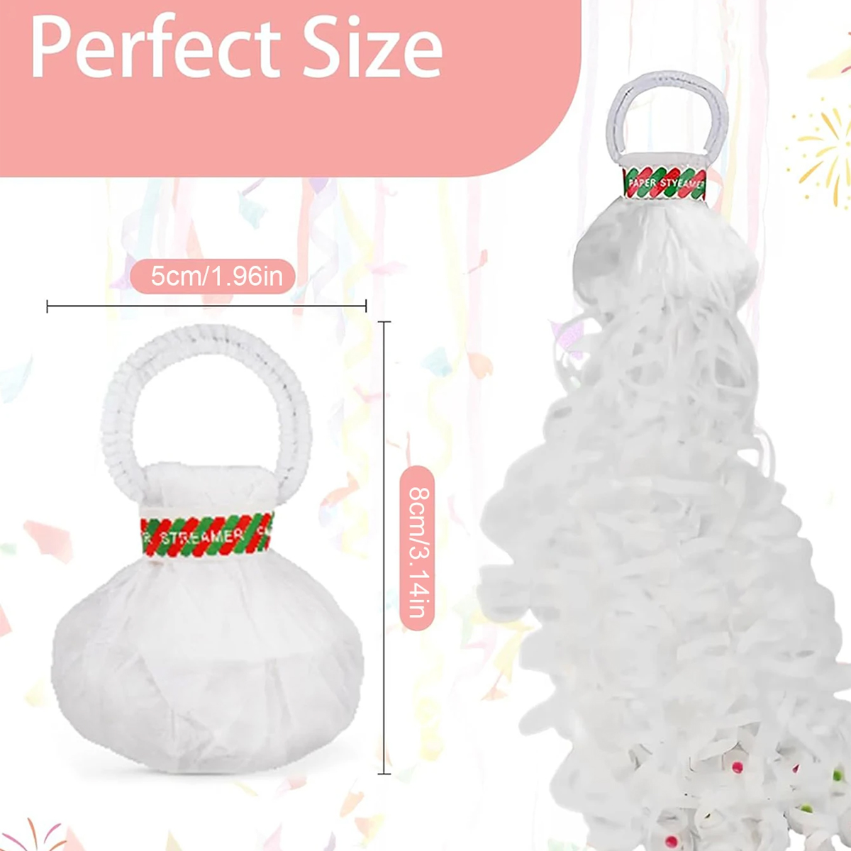 10Pcs Romantic White Hand-Thro - đánh giá và giá Confetti Cannon Tube