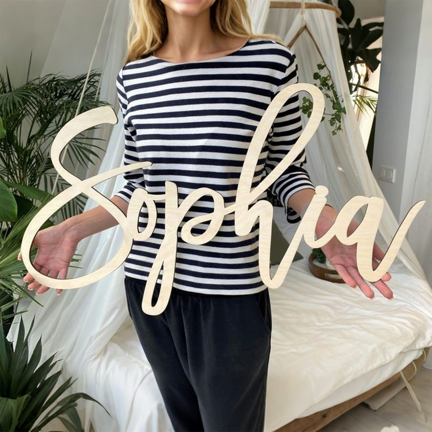 1pc Personalized Wooden Name S - đánh giá và giá Eve Party