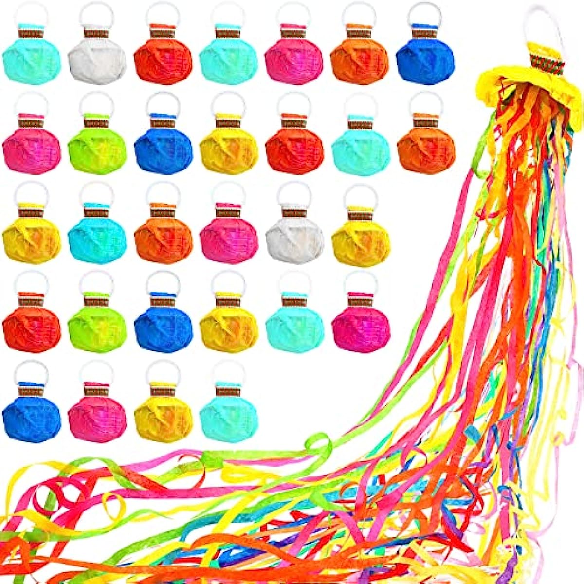 10Pcs Poppers Hand Throw Strea - đánh giá và giá Confetti Cannon Tube