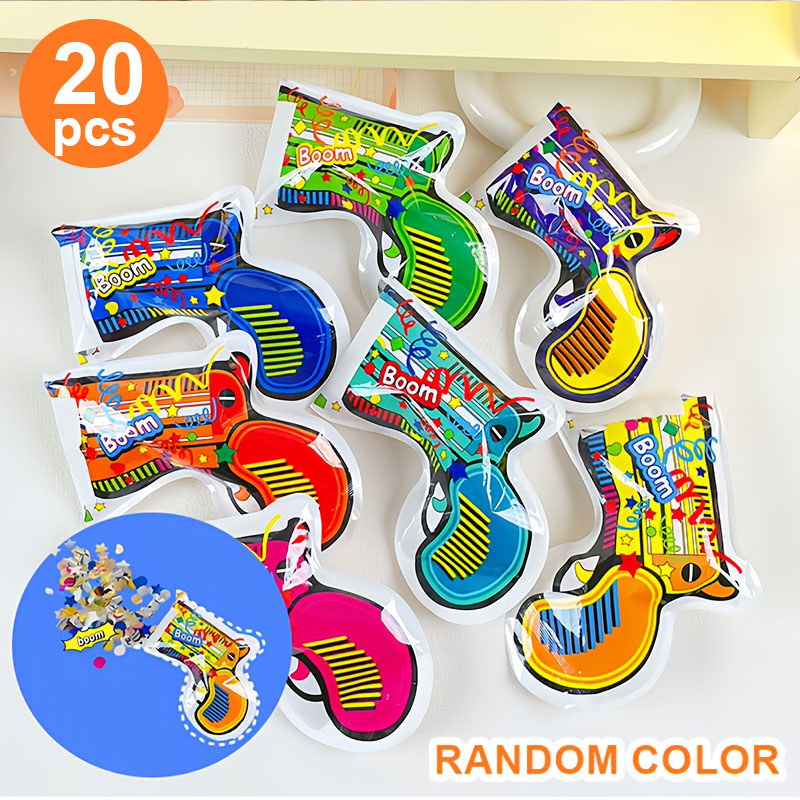 20 Colorful Confetti Poppers,  - đánh giá và giá Confetti Cannon Tube