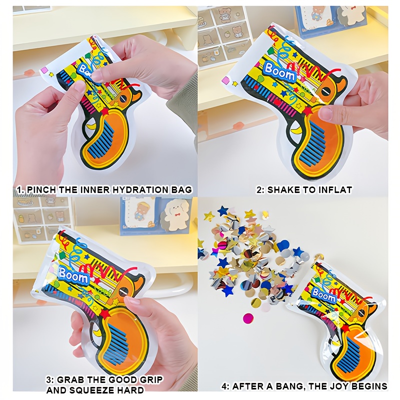 20 Colorful Confetti Poppers,  - đánh giá và giá Confetti Cannon Tube