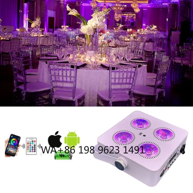 4X18W Flat Mini LED Par Light  - đánh giá và giá Event Party Dj