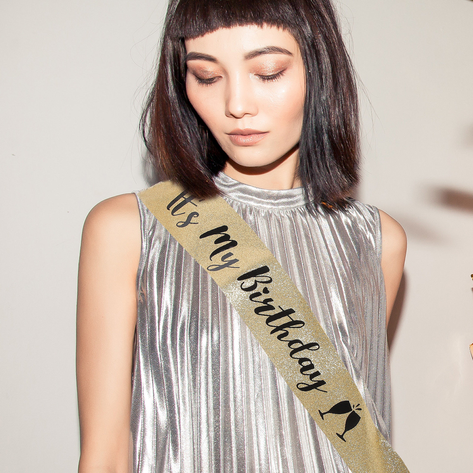 1Pcs Birthday Party Sash Glitt - đánh giá và giá Birthday Sash Glitter