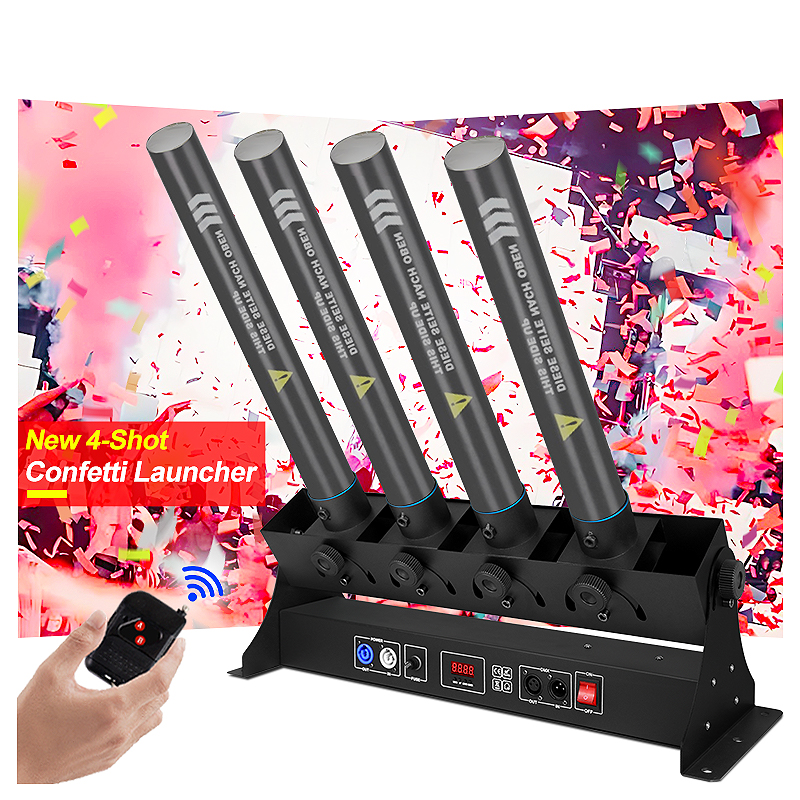 SHTX 4-Tube Confetti Launcher, - đánh giá và giá Confetti Cannon Tube