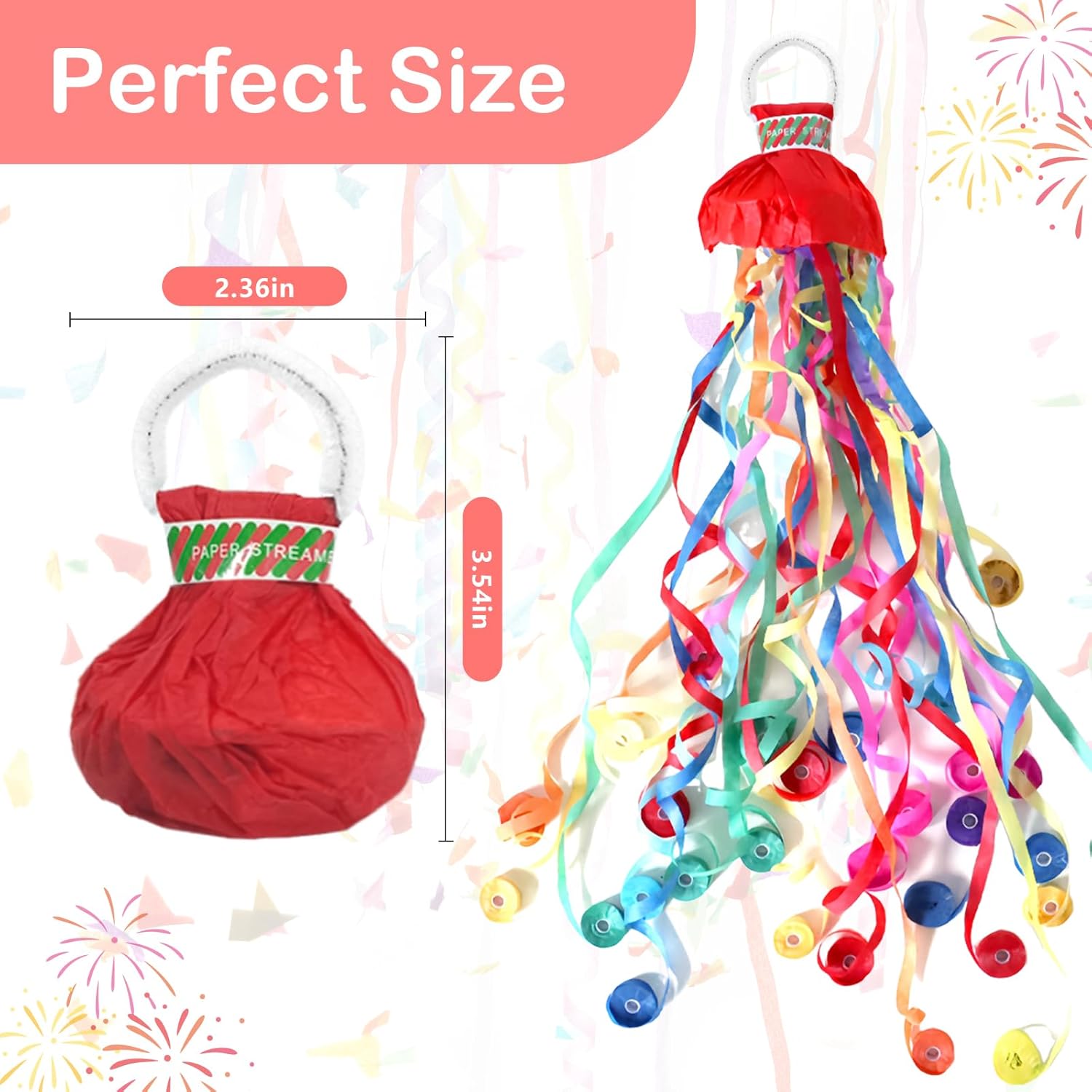 10pcs Hand Throw Streamers No  - đánh giá và giá Confetti Cannon Tube