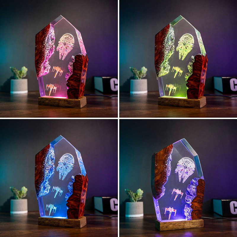 Table Resin Lamp Universe War  - đánh giá và giá Eve Party