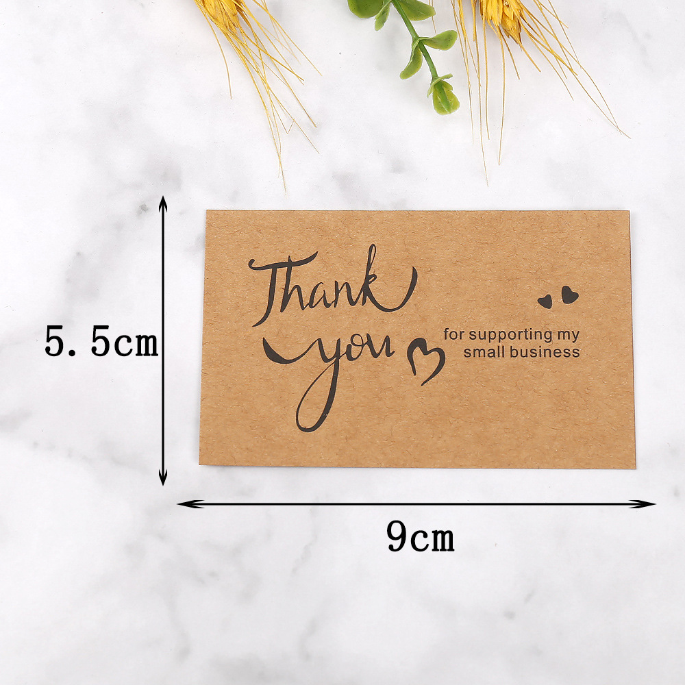 50pcs Thank You Cards Kraft Pa - đánh giá và giá Party Event Supply Store