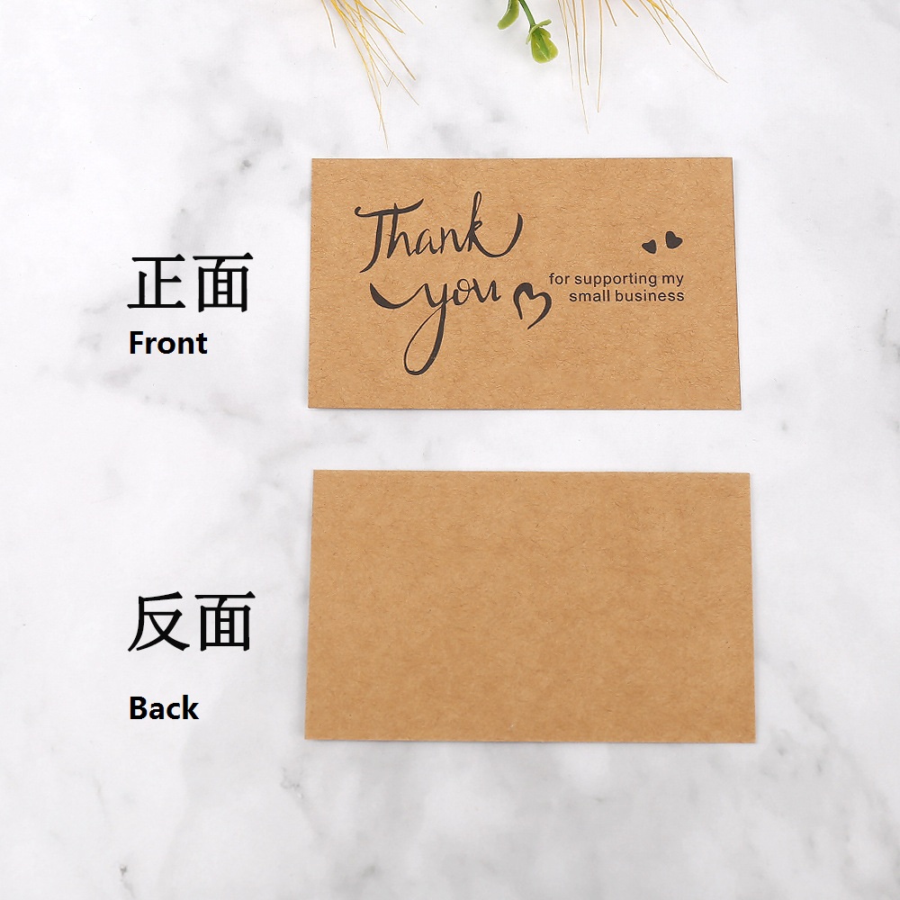 50pcs Thank You Cards Kraft Pa - đánh giá và giá Party Event Supply Store