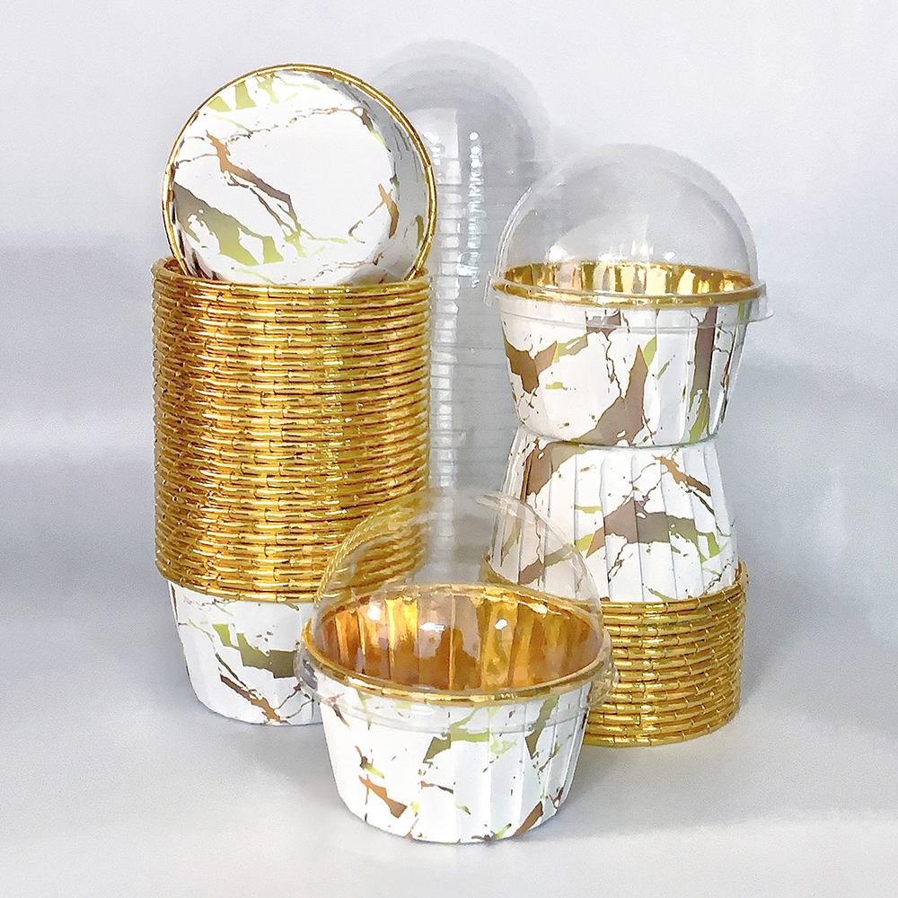 Set, 50pcs Disposable Cupcake  - đánh giá và giá Plastic Cup 50Pcs