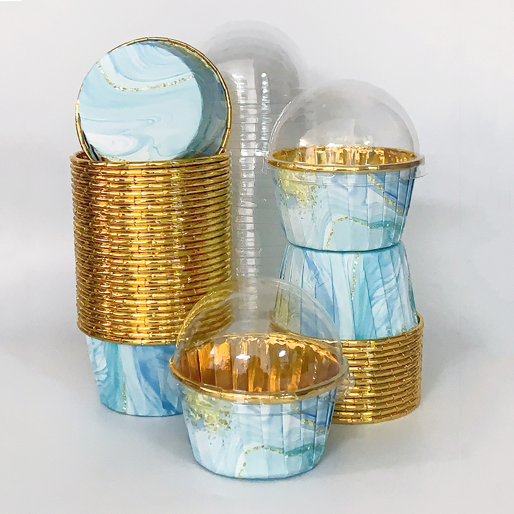Set, 50pcs Disposable Cupcake  - đánh giá và giá Plastic Cup 50Pcs