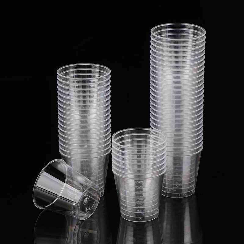 50Pcs/set Disposable Cups 30ML - đánh giá và giá Plastic Cup 50Pcs