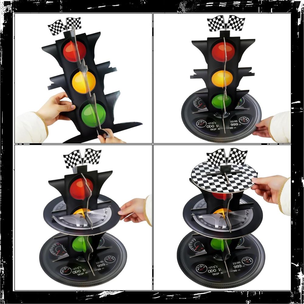 Round Cardboard 3-Tier Cupcake - đánh giá và giá Cupcake Stand Tier