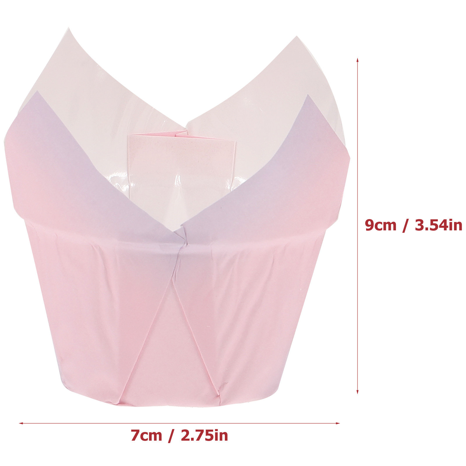 50Pcs Tulip Cupcake Liners Pap - đánh giá và giá Plastic Cup 50Pcs
