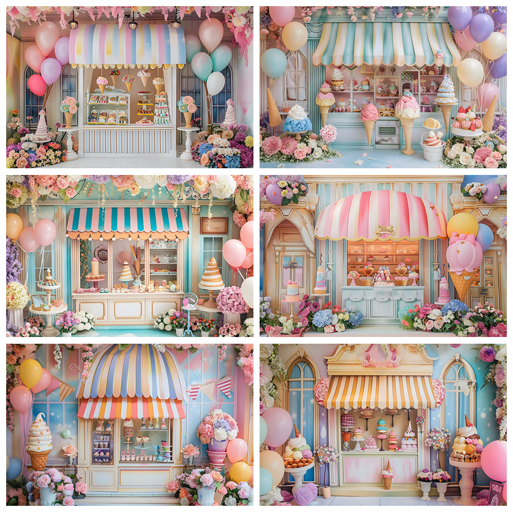 Ice Cream Photography Backgrou - đánh giá và giá Party Event Supply Store