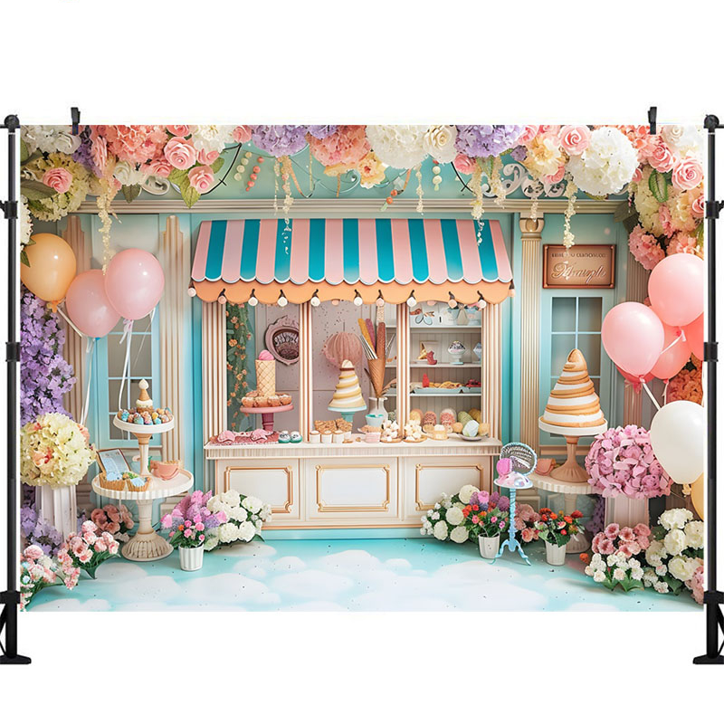 Ice Cream Photography Backgrou - đánh giá và giá Party Event Supply Store