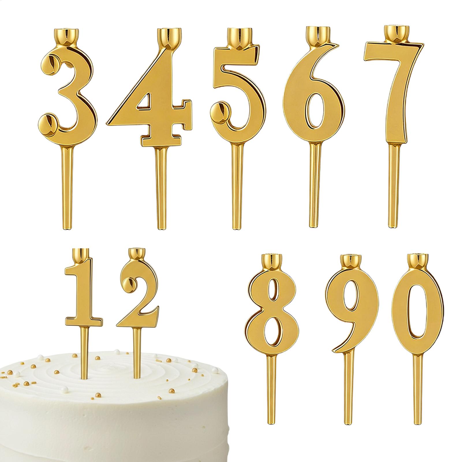 Number Candle Holders 10 Piece - đánh giá và giá Party Event Supply Store