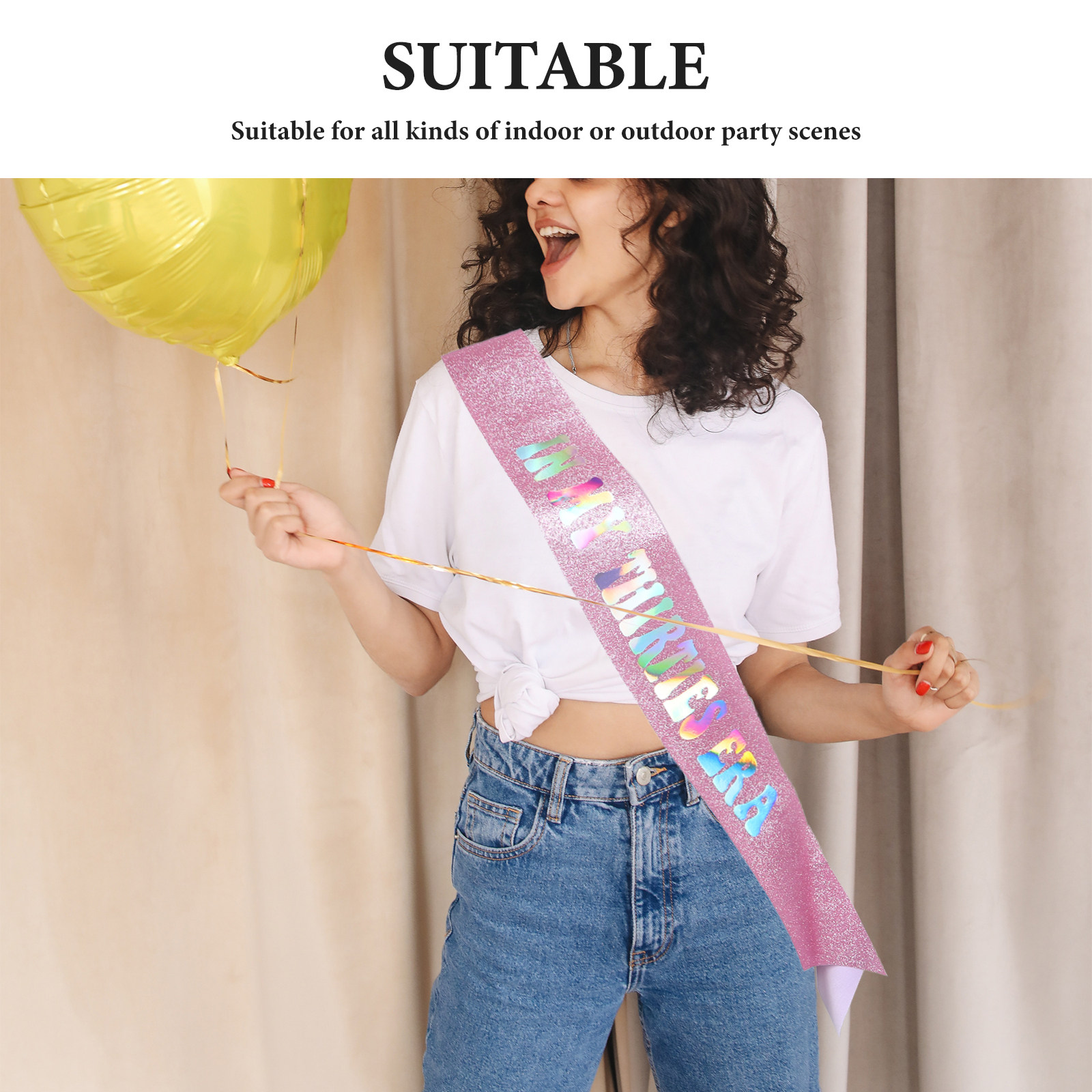 Birthday Sash for Women with G - đánh giá và giá Birthday Sash Glitter