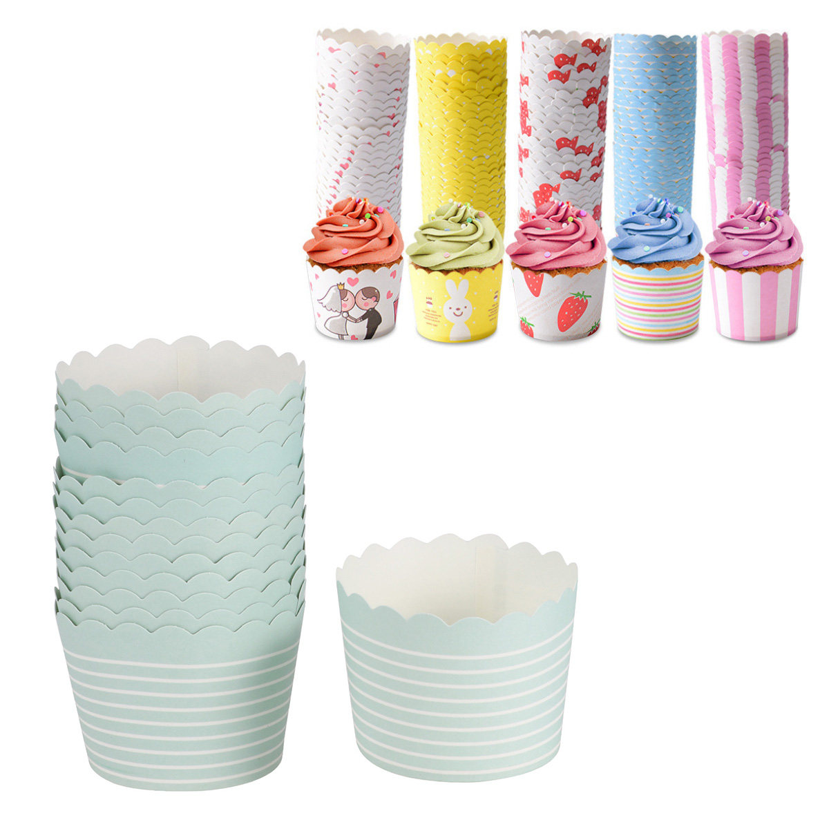 50pcs Paper Paper Dessert Bowl - đánh giá và giá Plastic Cup 50Pcs