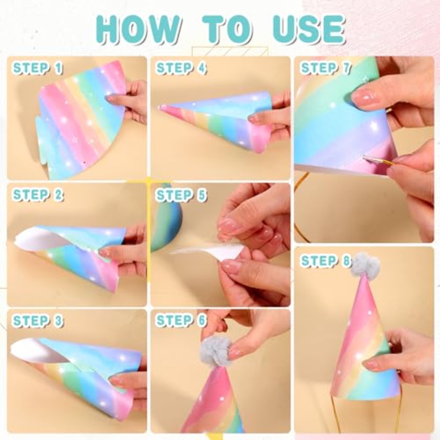 10 PCS Birthday Party Hats for - đánh giá và giá Party Hat Cone