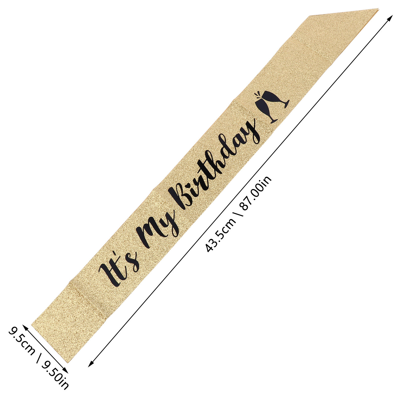1Pcs Birthday Sash Glitter Clo - đánh giá và giá Birthday Sash Glitter
