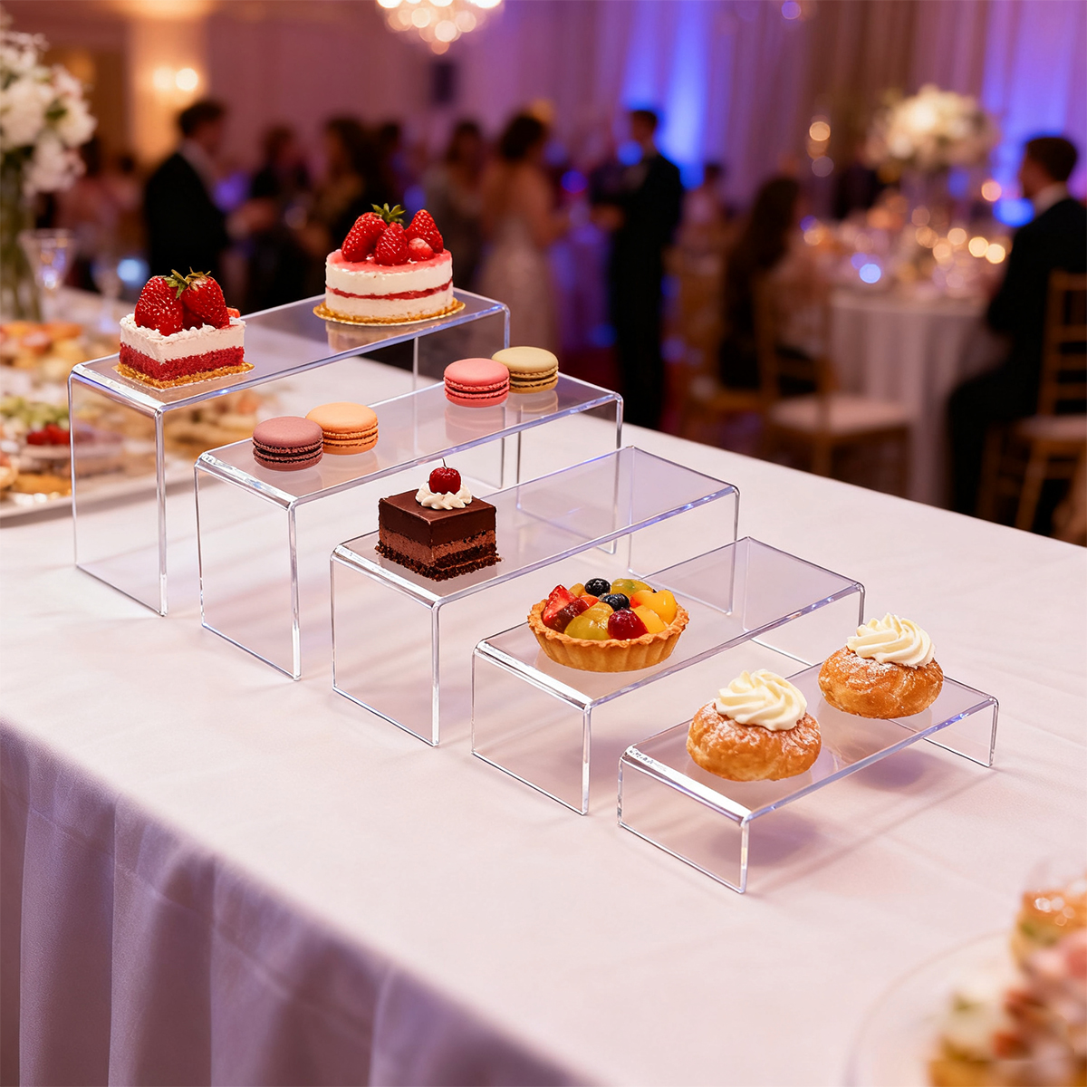 5pcs Acrylic Dessert Display S - đánh giá và giá Cupcake Stand Tier